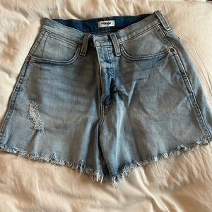 High waisted wrangler cut offs - never worn